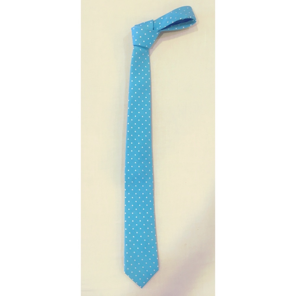 Tie Bar Polka Dot Tie